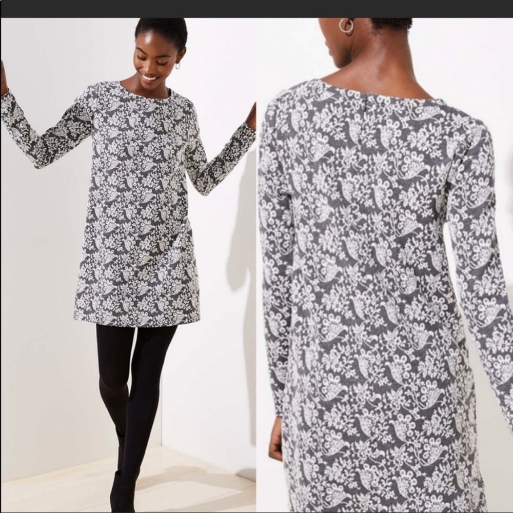 Loft long sleeve dress